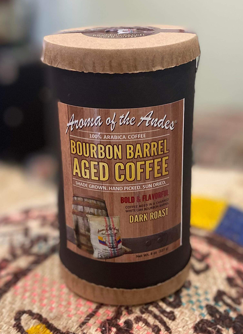 Aroma of the Andes Bourbon Barrel Coffee